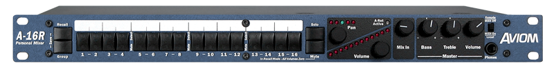 A-16R Rack Mount Mixer A-16R Rack-Mount Personal Mixer