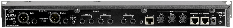 A-16R Rack-Mount Personal Mixer