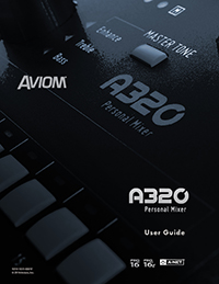 A320 Personal Mixer User Guide