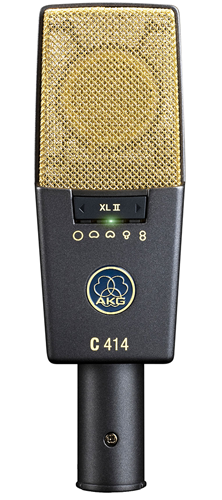 The AKG C414 is a multi-pattern mic that can be switched to any of five polar patterns. 