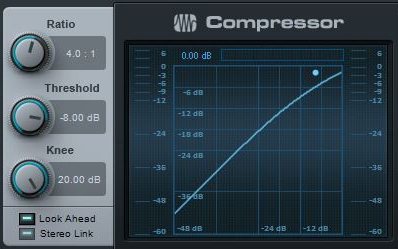 Ration and Threshold settings on a typical compressor