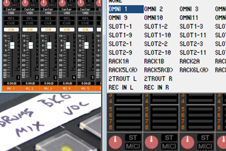 Digital Console Submix Patching