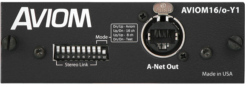 Aviom16/o-Y1 A-Net Card