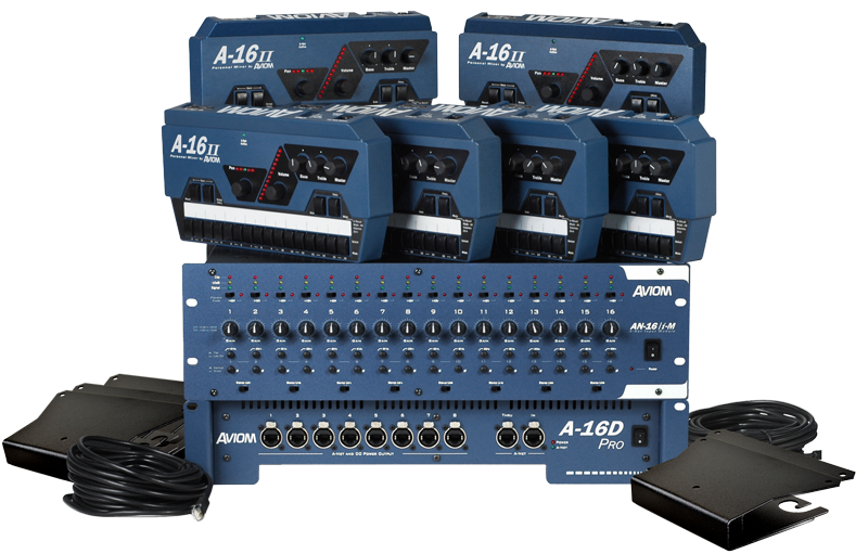 Aviom Products | : MixSP Standalone Personal Mixing System