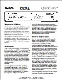 BOOM System QuickStart